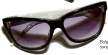  ??  ?? Bulgari sunglasses