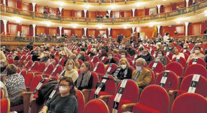  ?? CHENCHO MARTÍNEZ ?? Público en el concierto de Año Nuevo de la Orquesta de Córdoba, el pasado 2 de enero.