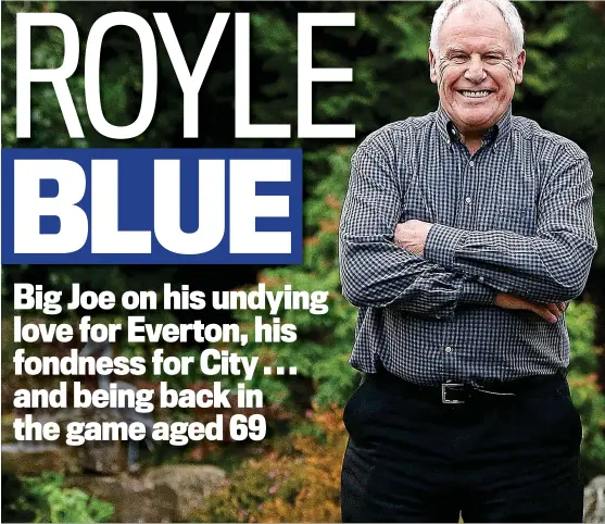  ?? NIGEL RODDIS ?? Another chapter: Joe Royle, at his Ormskirk home, looks forward to his new role as a director at Wigan Athletic