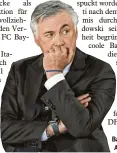  ?? Foto: dpa ?? Bayern Trainer Carlo Ancelotti