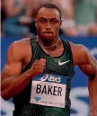  ??  ?? RONNIE BAKER, 24 anni: 9”88