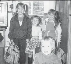  ?? MARION BEATON, SUBMITTED PHOTO ?? The Beaton sisters are shown circa 1981.
