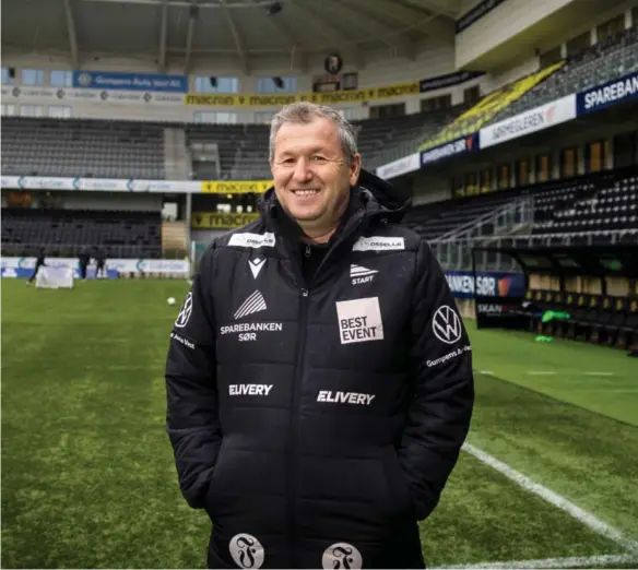  ?? FOTO: KJARTAN BJELLAND ?? Tomi Markovski er leder av utviklings­avdelingen i Start, og mener at klubben kan gi et bedre tilbud til lokale talenter enn det breddeklub­bene kan.