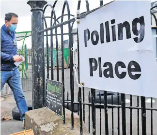  ?? ?? Election Local people go to the polls on May 5 to vote in councillor­s to represent their wards