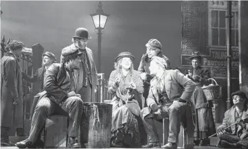  ?? JOAN MARCUS ?? Shavey Brown, Mark Aldrich, Shereen Ahmed, William Michals and Colin Anderson in the North American tour of“My Fair Lady.”