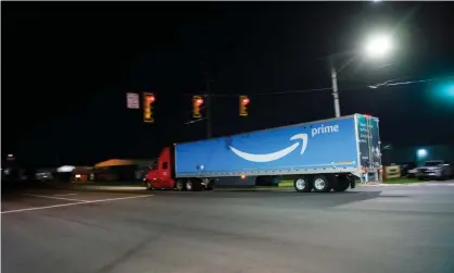  ?? Photograph: Patrick T Fallon/AFP/Getty Images ?? If successful, the warehouse in Bessemer, Alabama, would be the first union at Amazon in the US, as many Amazon workers in Europe are already unionized.