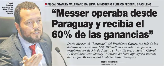  ??  ?? Fiscal Stanley Valeriano da Silva. (Foto Agencia Brasil)