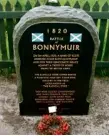  ??  ?? Bonnymuir Memorial