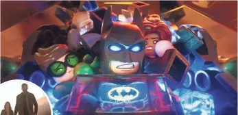  ?? WARNER BROS. PICTURES ?? Our favorite Dark Knight (voiced by Will Arnett) has to overcome his loner tendencies in The Lego Batman Movie.
