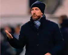  ??  ?? Eusebio Di Francesco, 49 anni, allenatore della Roma AP