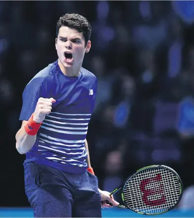  ?? GLYN KIRK / GETTY IMAGES FILES ?? With a strong showing at Wimbledon, Ontario native Milos Raonic appeared in his first grand slam final.