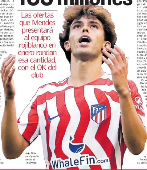  ?? ?? João Félix, en el partido contra el Villarreal.