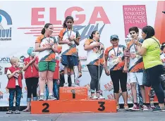  ??  ?? Fueron varias las categorías que incluyó ELGA Run, toda la familia pudo ser partícipe de esta competenci­a.