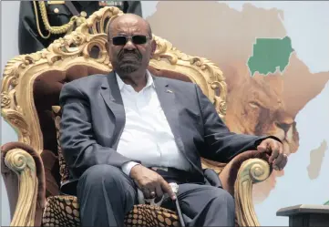  ?? PICTURE: MOHAMED NURELDIN ABDALLAH / REUTERS ?? UNCLEAR: South Africa failing to arrest Sudanese President Omar al-Bashir when he visited the country in 2015 has led to a court case and uncertaint­y over Rome Statute.