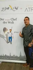  ?? Foto: Petit Atrium ?? In Neu‰ulm wartet Osman Kavak mit ei‰ nem Dinnererle­bnis auf. Denn im Petit Atrium serviert der Küchenchef nicht nur Cross‰over‰gerichte, sondern präsen‰ tiert den „Petit Chef“.