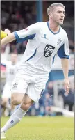  ??  ?? HAPPY DAYS: Bury’s Ryan Lowe celebrates the second