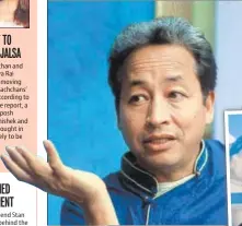  ?? PHOTO: WASEEM GASHROO/HT ?? Educationi­st Sonam Wangchuk inspired the character played by Aamir Khan (inset) in 3 Idiots