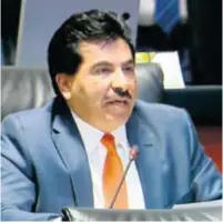  ?? ?? Reproche. El senador morenista José Ramón Enríquez Herrera, en foto de archivo.