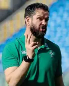  ??  ?? WE DESERVED IT: Ireland coach Farrell