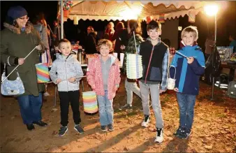  ?? (Photo B. C.) ?? Défilé et goûter pour les jeunes.