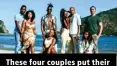  ?? ?? These four couples put their relationsh­ip to the test in Temptation Island SA.