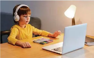  ?? PICTURE: CREATED BY FREEPIK - WWW.FREEPIK.COM ?? The shift to virtual classes has led to a spike in incidences of eye strain and dry eyes in children.