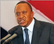  ??  ?? President Kenyatta