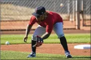  ??  ?? Cleveland Indians third baseman José Ramírez (pictured) and slugger Franmil Reyes have been isolated from their teammates at spring training after breaking COVID-19 protocols.