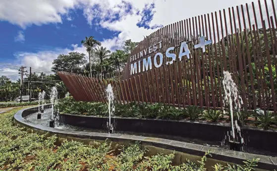  ??  ?? Sitting on a 201-hectare expanse in Clark Mimosa is Filinvest Mimosa+ Leisure City, which is envisioned to be a masterplan­ned township that elevates business and leisure sectors in the north.