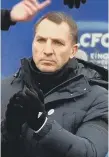  ??  ?? Leicester City manager Brendan Rodgers.