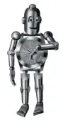  ??  ?? Robi, el robot de Mido, hizo su primera aparición en 1939.