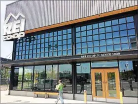  ?? CHAD FELTON — THE NEWS-HERALD ?? REI Co-op, one of four in the state, and the first in Cleveland, opened last month in the new Pinecrest developmen­t in Beachwood. This weekend, the specialty outdoor retailer is hosting a free grand opening gala open to the public.