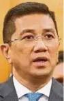  ??  ?? Datuk Seri Azmin Ali