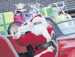  ??  ?? Spreading festive cheer The Garage’s Santa’s sleigh will tour West Lothian