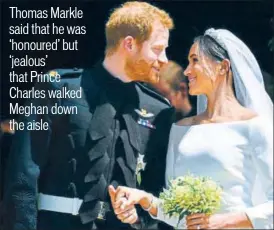  ?? PHOTO: BEN BIRCHALL/REUTERS ?? Prince Harry and Meghan Markle got married on May 19