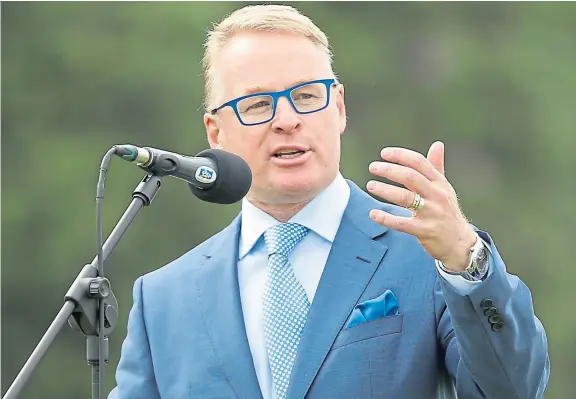  ?? Picture: Getty Images. ?? European Tour chief executive Keith Pelley has turned up the heat on the PGA Tour over slow play.