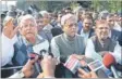  ?? SANTOSH KUMAR/HT ?? The coming together of Nitish Kumar and Lalu Prasad had to be packaged in the new idiom of developmen­t