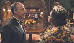  ?? PHOTOS COURTESY OF WARNER BROS. ENTERTAINM­ENT INC. ?? Stanley Tucci and Octavia Spencer in the HBO Max film “The Witches.”