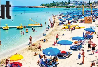  ?? ?? A holiday favourite: The award-winning Fig Tree Bay at Protaras