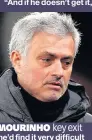  ??  ?? MOURINHO