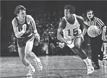  ?? JOURNAL SENTINEL FILES ?? Butch Lee had his No. 15 retired by Marquette after scoring 1,735 points from 1974-78.