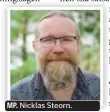  ??  ?? MP. Nicklas Steorn.