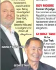  ??  ?? HARVEY WEINSTEIN GEORGE TAKEI