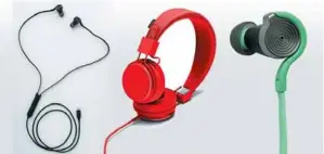  ?? TRIBUNE NEWS SERVICE ?? With ergonomic ear-tips, easy-to-attach accessory kit, as well as their good looks and soft feel, the new bunch of headphones produce good sounds to impress and share with friends.