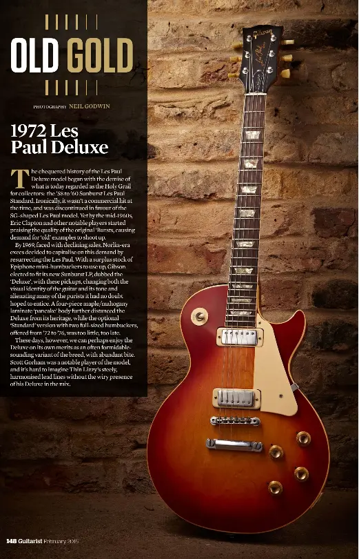 1972 les on sale paul deluxe