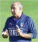  ?? Bild: ALESSANDRO DI MARCO/ARKIV ?? TROR PÅ SITT LAG. Italiens förbundska­pten Gian Piero Ventura.
