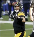  ?? AP file photo ?? Ben Roethlisbe­rger is one of four Steelers who have been self-quarantini­ng this week due to contact tracing after tight end Vance McDonald tested positive for COVID-19.