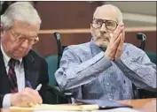  ?? Mark Boster Los Angeles Times ?? ROBERT DURST, right, with defense lawyer Dick DeGuerin in 2017, is accused of killing Susan Berman.
