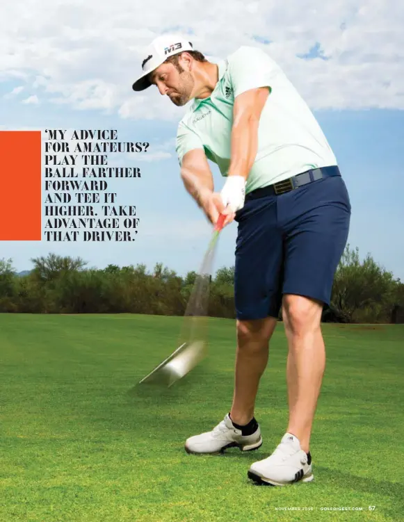  ??  ?? Photograph by First Lastname november month 2018 golfdigest. com