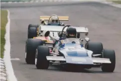  ?? ?? Proving the history: James Hunt in the March at Brands